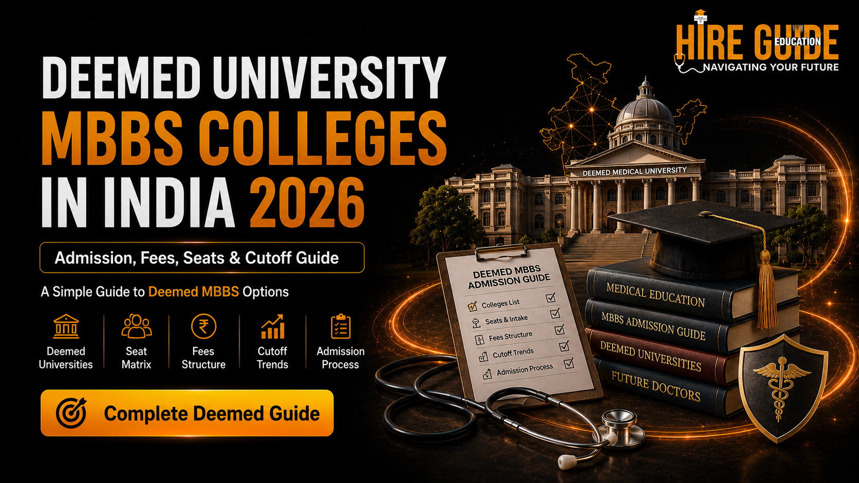 Deemed University MBBS Colleges in India 2026: Admission, Fees, Seats and MCC Counselling cover image