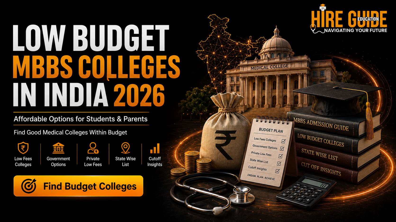 Low Budget MBBS Colleges in India 2026: Affordable Routes, Fees and College Selection cover image