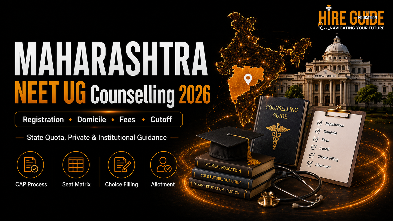 Maharashtra NEET UG Counselling 2026: Registration, Eligibility, Fees, Cutoff and Choice Filling cover image