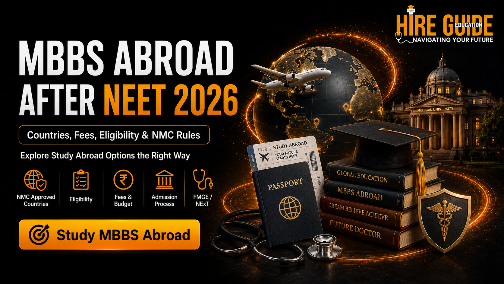 MBBS Abroad After NEET 2026: Eligibility, NMC Rules, Countries, Cost and Safety Checklist cover image