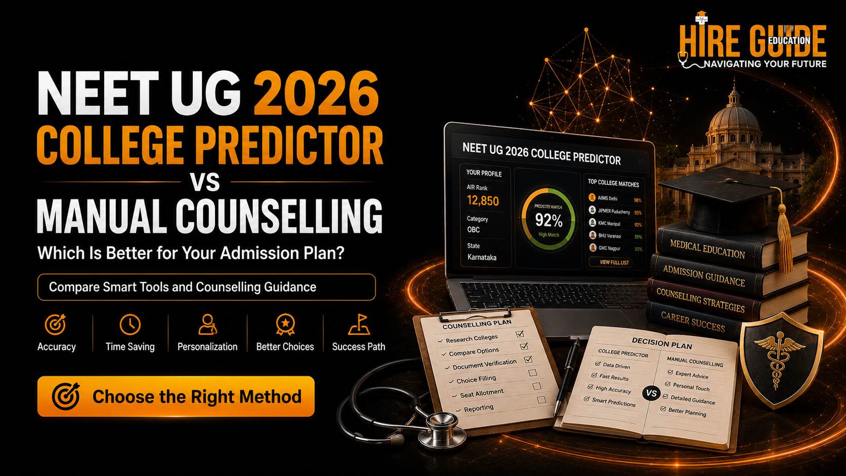 NEET UG 2026 College Predictor vs Manual Counselling: Which Is Better? cover image