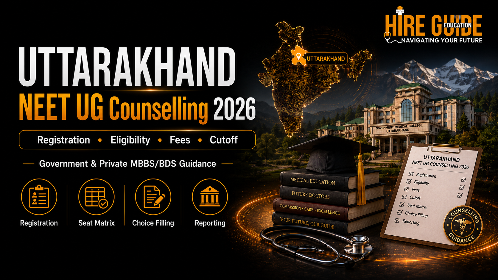 Uttarakhand NEET UG Counselling 2026: Registration, Eligibility, Fees, Cutoff and Choice Filling cover image